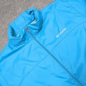 Columbia Sportswear‎ Company Jacket Teal 3X Lightweight Full Zip Made in Vietnam